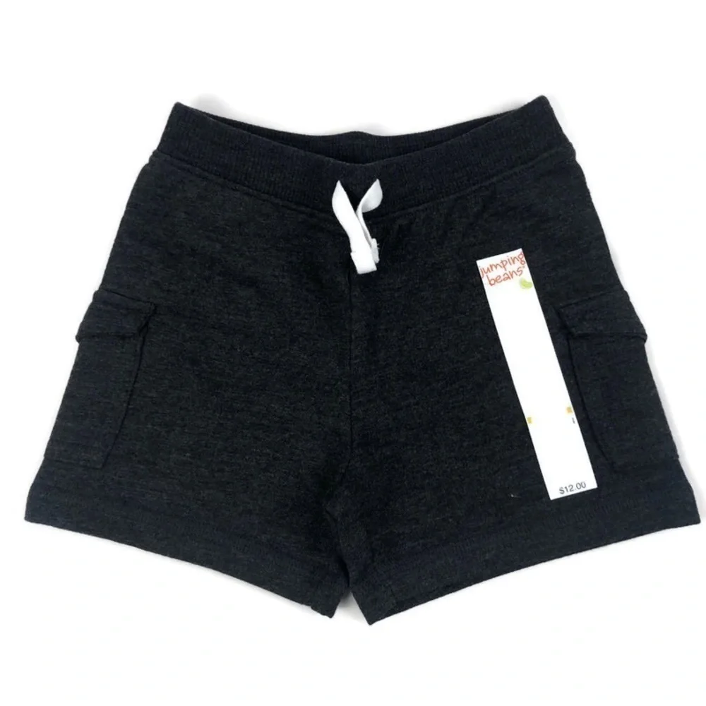 Jumping Beans Boys Shorts, Black 12 Months